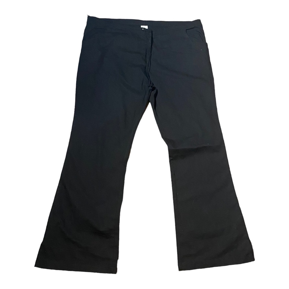 Dickies Scrub Pants Women Large Black Cotton Cargo Pants RN# 107295